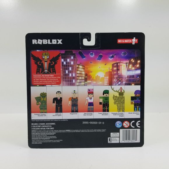 ROBLOX: PEZSMISTIC, THE DREAD TALON ACTION FIGURE! NEW! (SERIES 8) JAZWARES - Picture 7 of 12